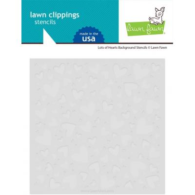 Lawn Fawn Stencils - Lots Of Hearts